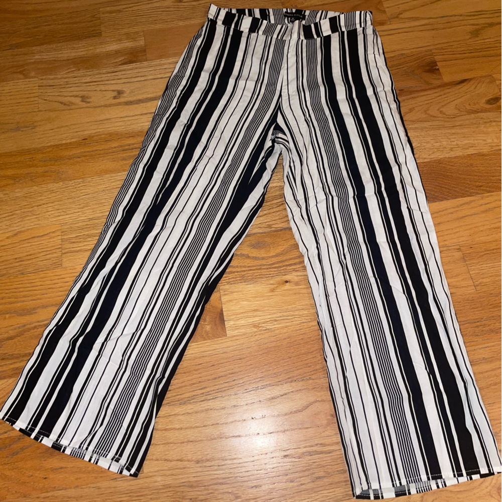 Kendall & Kylie Stripped Trousers
